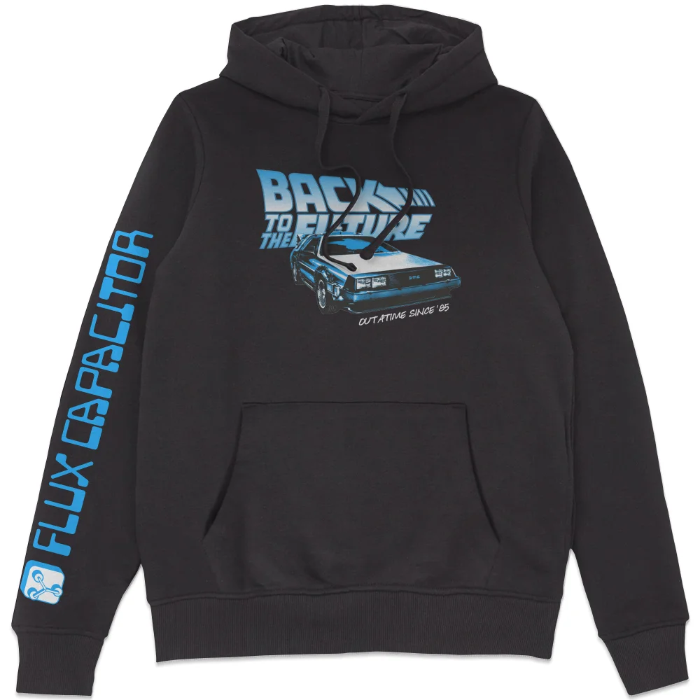 Back To The Future Outatime Since 85 Hoodie - Black - S Image 1