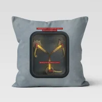 Back To The Future Flux Capacitor Square Cushion