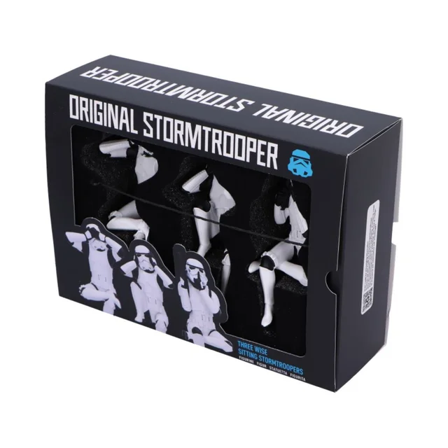 Original Stormtrooper Three Wise Sitting Stormtroopers
