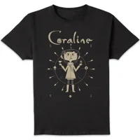 Coraline Symbols Unisex T-Shirt - Black - undefined undefined