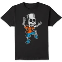 The Simpsons Skeleton Bart Unisex T-Shirt - Black