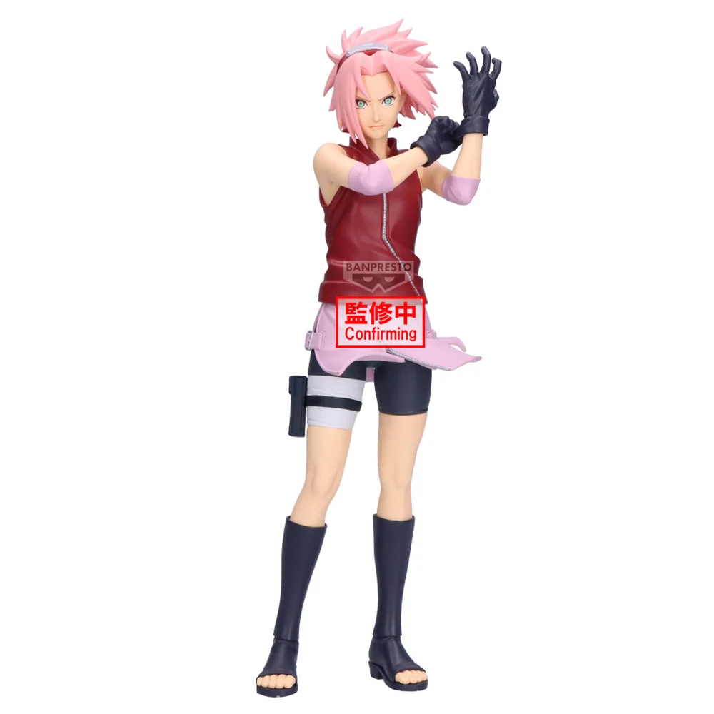 Banpresto Naruto Shippuden Grandista Sakura Haruno & Sasuke Uchiha Version A: Sakura Haruno Figure Image 1
