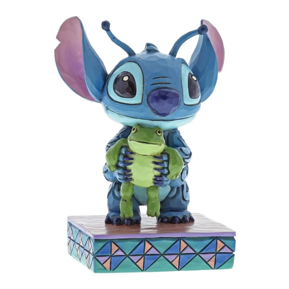 Enesco Disney Stitch Strange Life-Forms Stitch with Frog Figurine Image 1