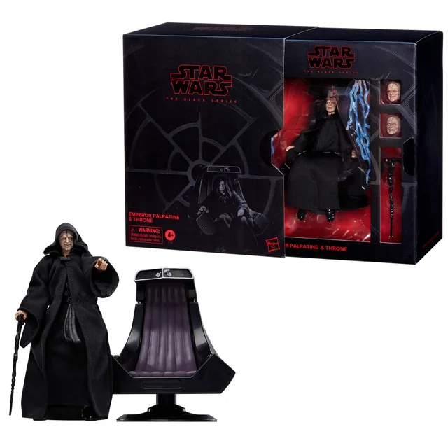 Star Wars The Black Series Emperor Palpatine & Throne Star Wars: Return of the Jedi Collectible 6 Inch Action Figure