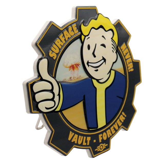 Fallout Vault Boy Resin Plaque Image 1