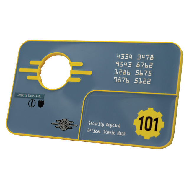 Fallout 3 Vault 101 Security Keycard Replica Image 1