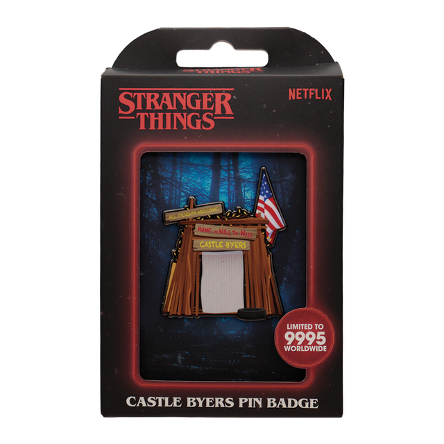 Stranger Things Castle Byers Pin Badge