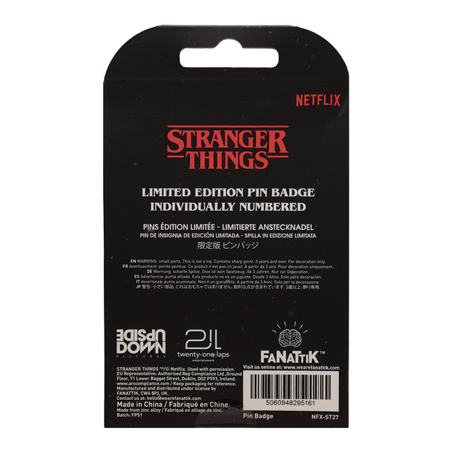 Stranger Things The Squawk Pin Badge