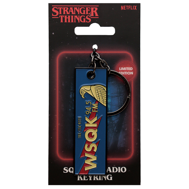 Stranger Things The Squawk WSQK Keyring