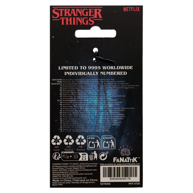 Stranger Things The Squawk WSQK Keyring
