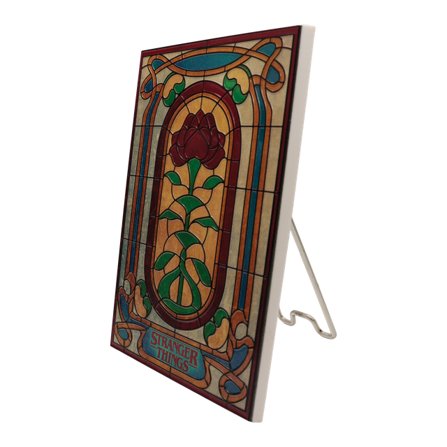 Stranger Things Creel House Stained Glass Window Resin Plaque