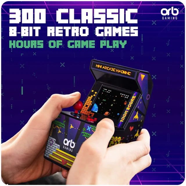 Orb Retro Mini Arcarde Machine (300 Categorised Games)