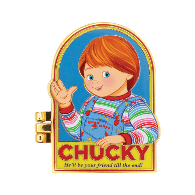 Chucky Limited Edition Hinged Pin Badge Image 1