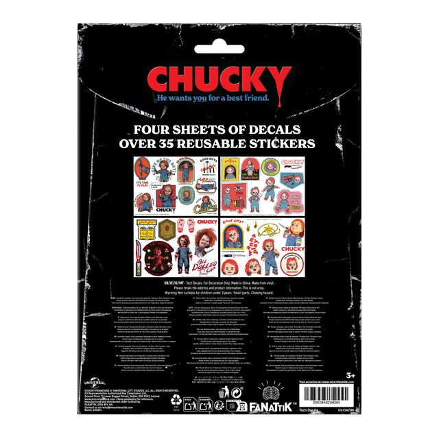 Chucky Tech Decals