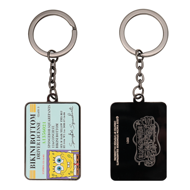 SpongeBob SquarePants Driver License Keyring Image 1