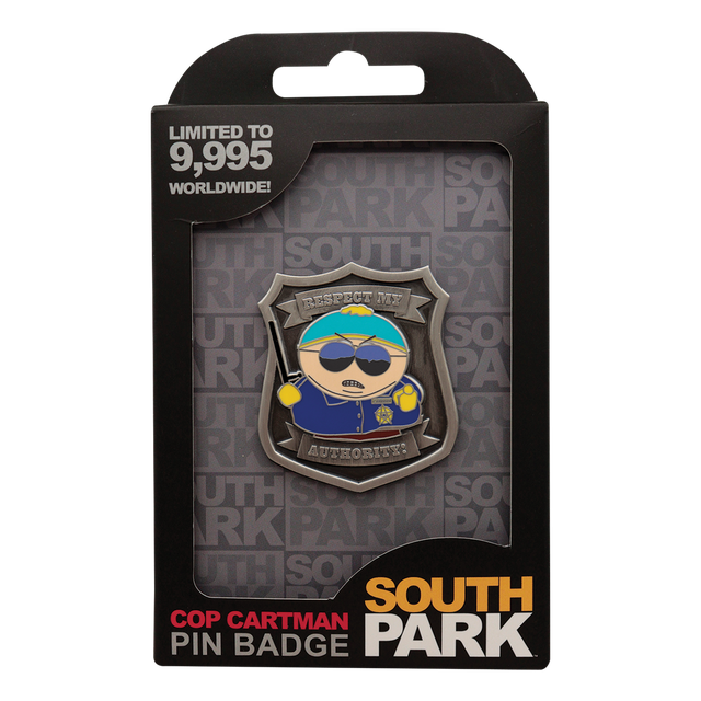 South Park Cartman Police Pin Badge