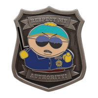 South Park Cartman Police Pin Badge