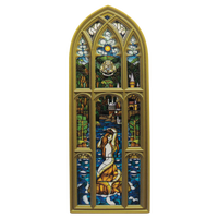 Harry Potter Mermaid Stained Glass Window Resin Plaque