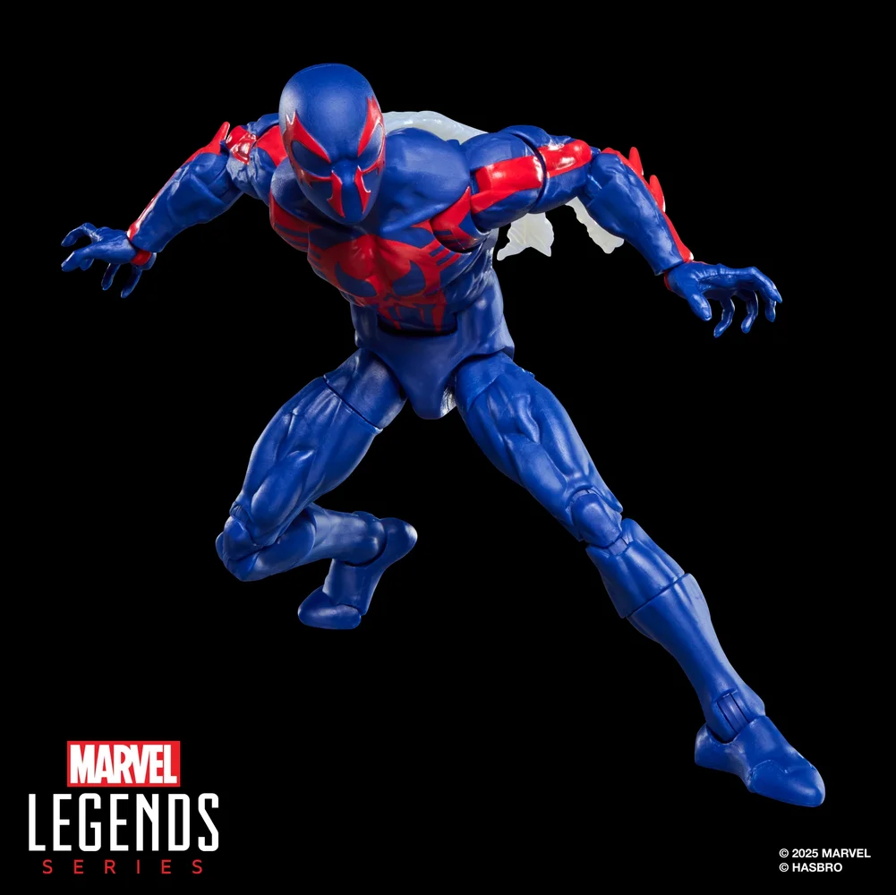 Hasbro Marvel Legends Series Spider-Man 2099, Retro Cardback Comics Action Figure Image 1