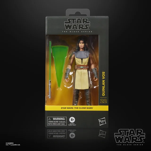 Hasbro Star Wars The Black Series Quinlan Vos Collectible Action Figure (6”)