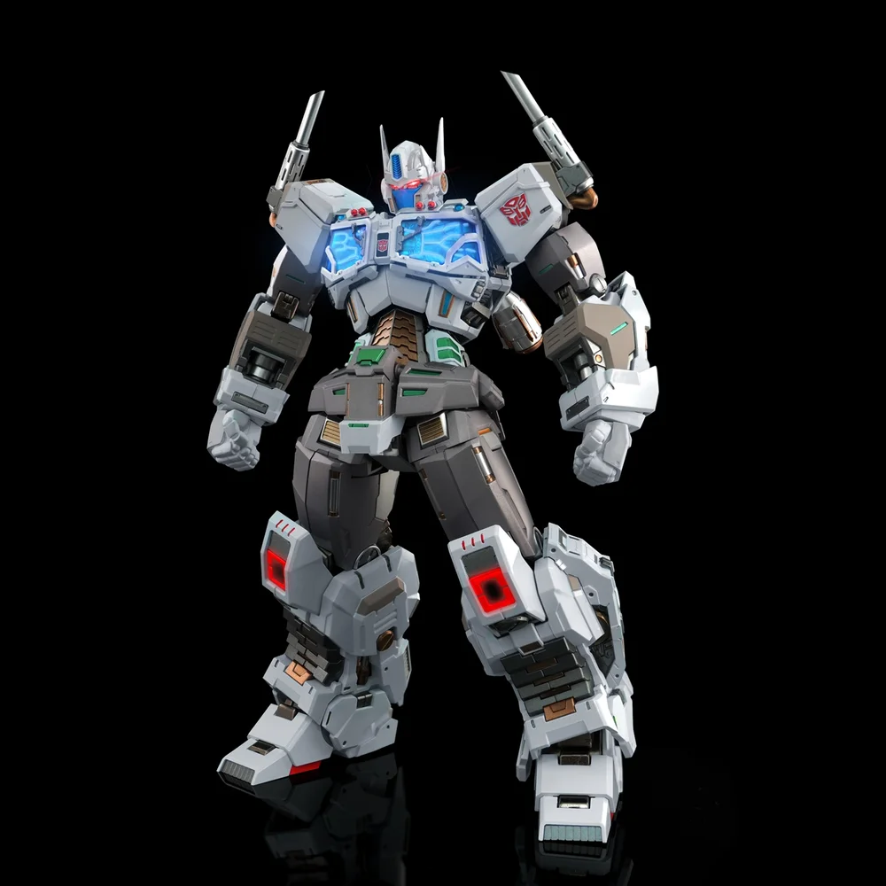 Hasbro - Transformers Flame Toys Kuro Kara Kuri White Ultra Magnus 8.3" Action Figure Image 1