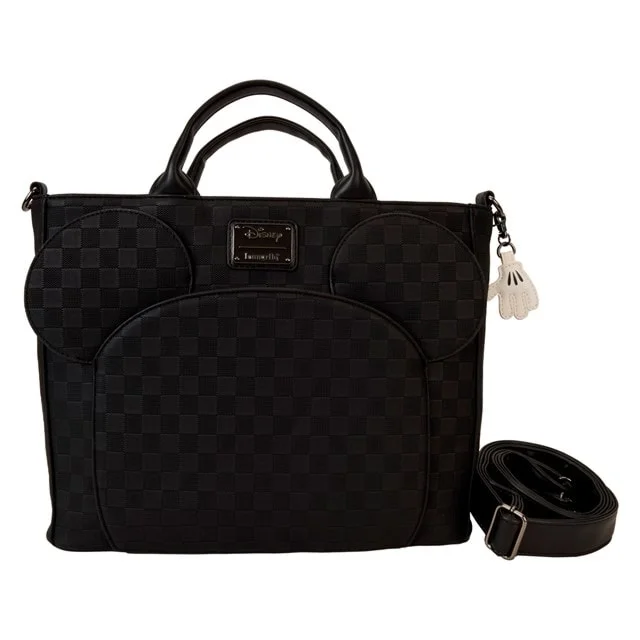 Loungefly Disney Mickey Ear Evergreen Convertible Tote To Handbag