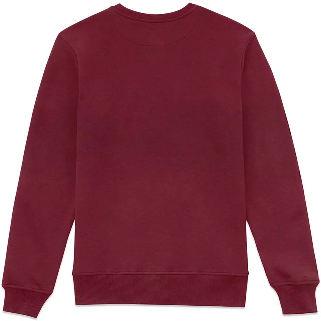 Marvel Spiderman Christmas Jumper Sweatshirt - Burgundy