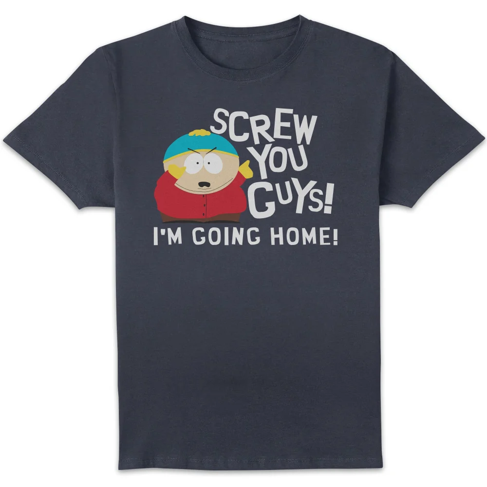 South Park Screw You Guys I'm Going Home! Unisex T-Shirt - Navy - S Image 1