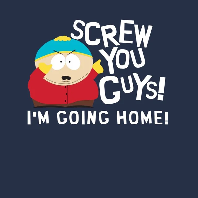 South Park Screw You Guys I'm Going Home! Unisex T-Shirt - Navy