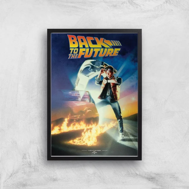 Back to the Future Trilogy: Premium Giclée A2 3-Pack with Black Frames