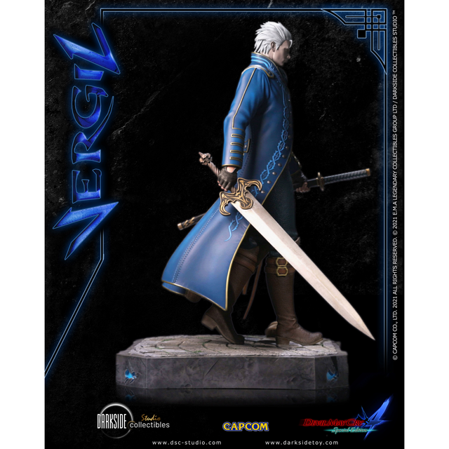Vergil Devil May Cry 4 Premium Statue by Darkside Collectibles Studio