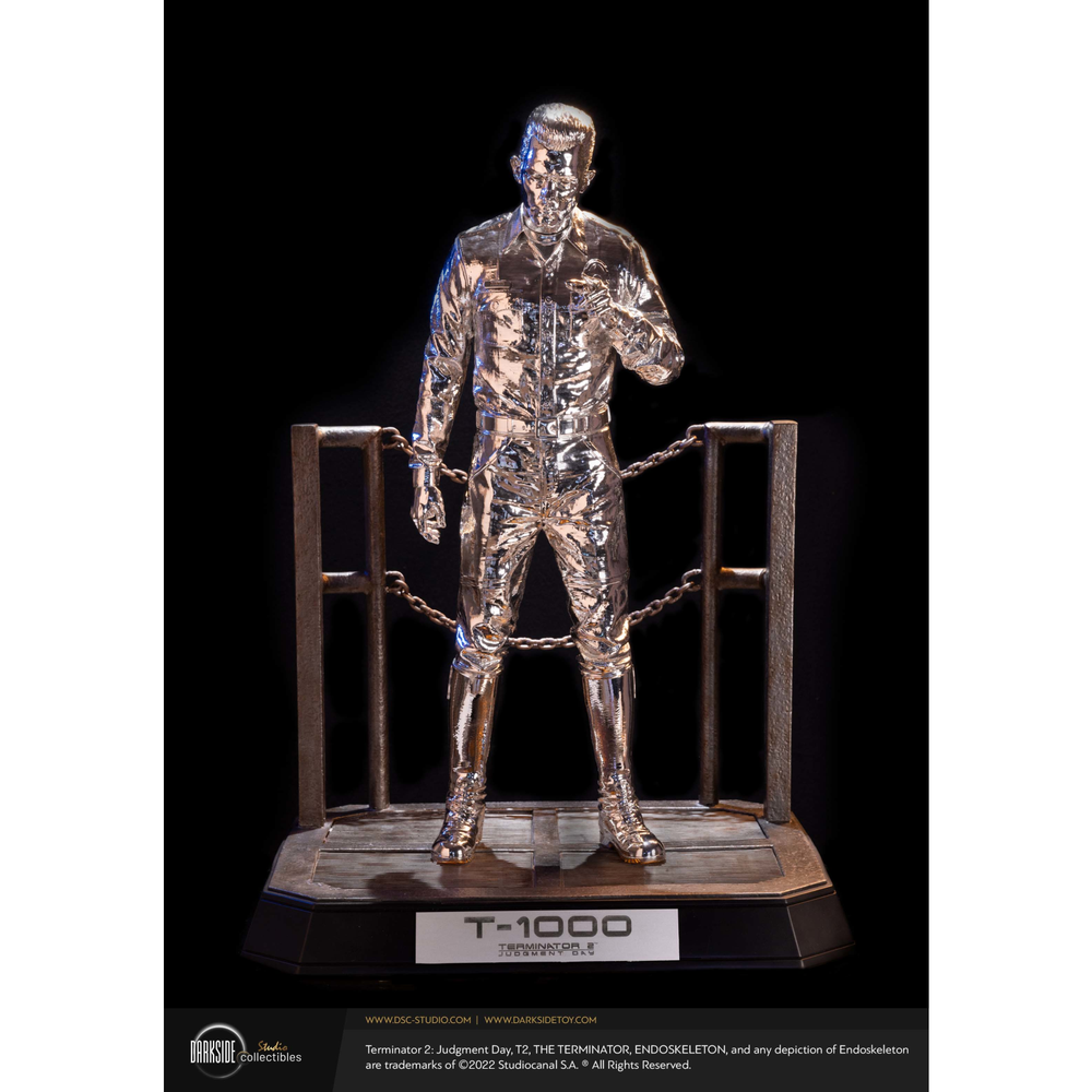 T-1000 Liquid Metal Terminator 2: Judgment Day 30th Anniversary 1/3 Scale Premium Statue by Darkside Collectibles Studio Image 1