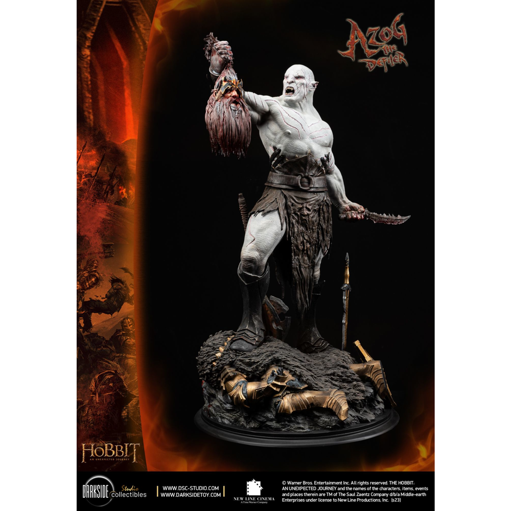 Azog The Defiler John Howe Signature Edition QS Series 1/4 by DarkSide Collectibles Studio Image 1