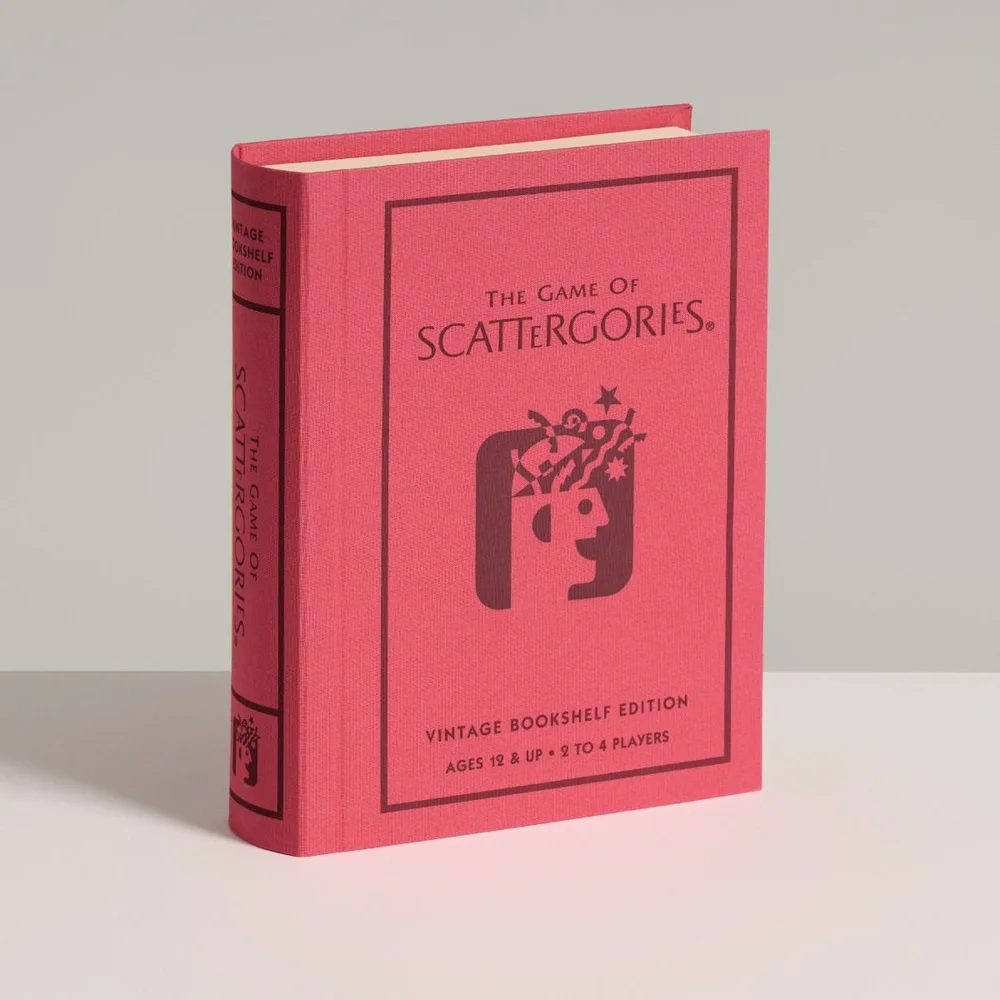 WS Game Company Scattergories Vintage Bookshelf Edition Board Game Image 1