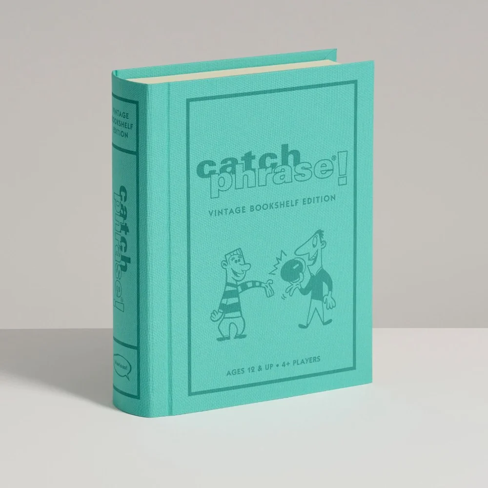 WS Game Company Catch Phrase Vintage Bookshelf Edition Board Game Image 1