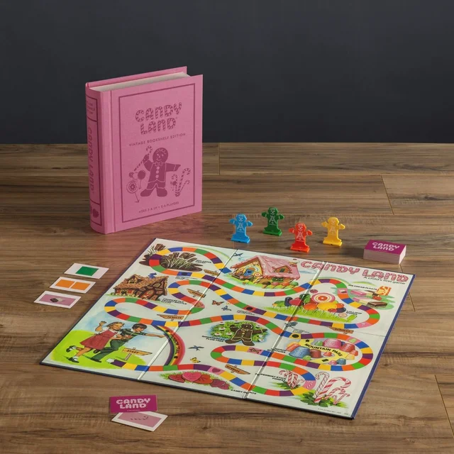 WS Game Company Candy Land Vintage Bookshelf Edition Board Game