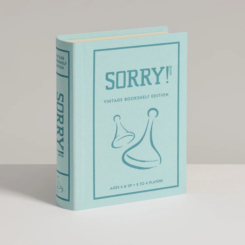 WS Game Company Sorry! Vintage Bookshelf Edition Board Game Image 1
