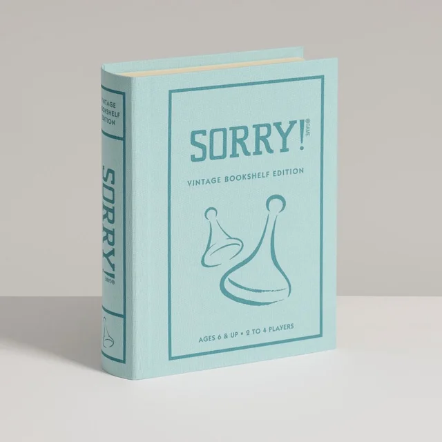 WS Game Company Sorry! Vintage Bookshelf Edition Board Game