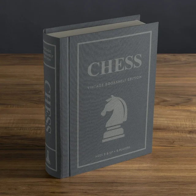 WS Game Company Chess Vintage Bookshelf Edition Board Game