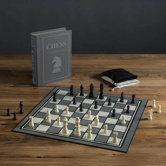 WS Game Company Chess Vintage Bookshelf Edition Board Game