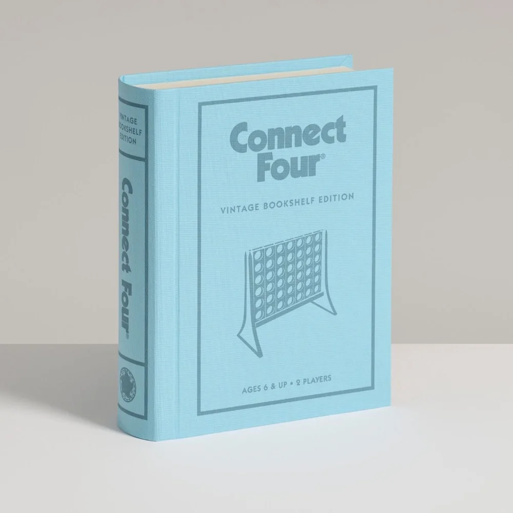 WS Game Company Connect 4 Vintage Bookshelf Edition Board Game Image 1