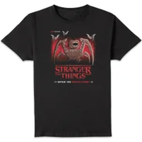 Stranger Things Enter The Upside Down? Unisex T-Shirt - Black - undefined undefined