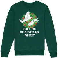 Ghostbusters Full Of Christmas Spirit Sweatshirt - Green - undefined undefined