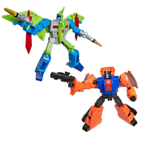 Hasbro Transformers Toys Age of the Primes G2 Dinobot Swoop and G2 Dinobot Sludge 8.5" Figures, 8+