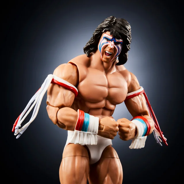 WWE Elite Collection Premium Live Event Royal Rumble Ultimate Warrior Action Figure Set (6")