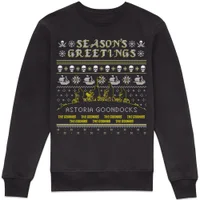 The Goonies Christmas Sweatshirt - Black - undefined undefined