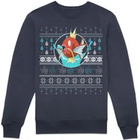 Pokémon Magikarp Christmas Sweatshirt - Navy
