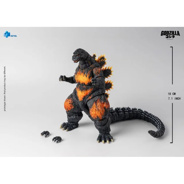 Hiya Toys Exquisite Basic Series Burning Godzilla Action Figure - Godzilla vs. Destoroyah