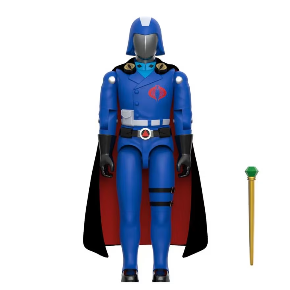 G.I. Joe ReAction+ Wave 06 - Cobra Commander (Movie Black Cape) Image 1