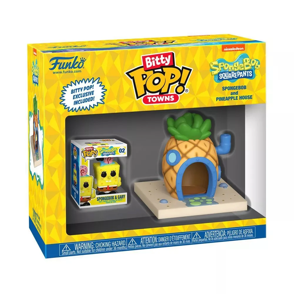 SpongeBob SquarePants Funko POP! SpongeBob SquarePants Bitty POP Town at Home Vinyl Figure Image 1